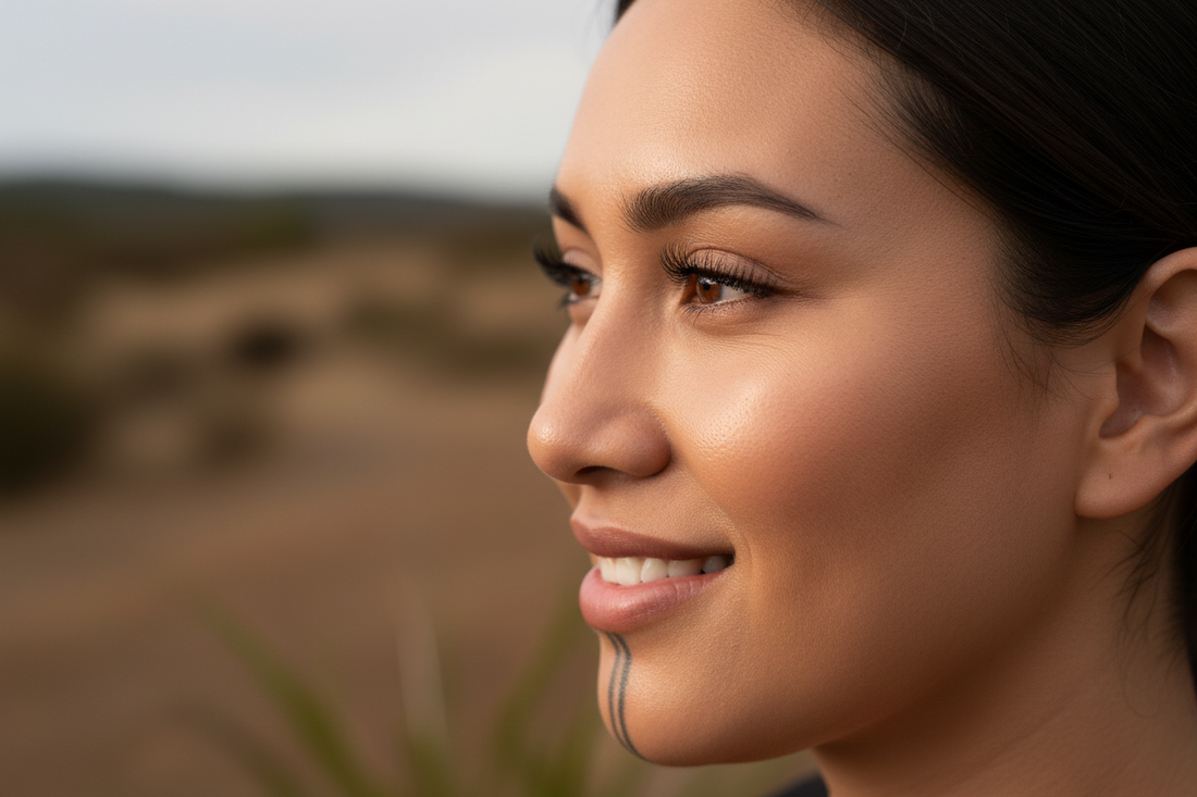 DIY eyelash extensions on young woman New Zealand