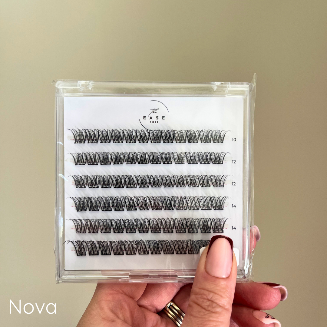 Pre Glued Eyelash Extension Cluster Kits