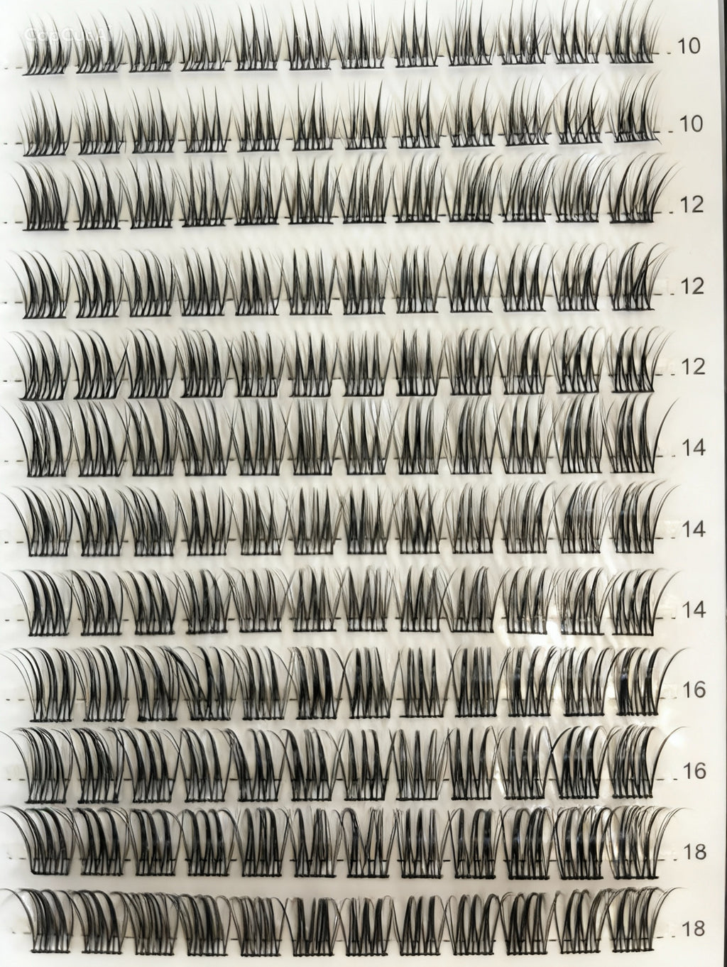 eyelash extension cluster box kit