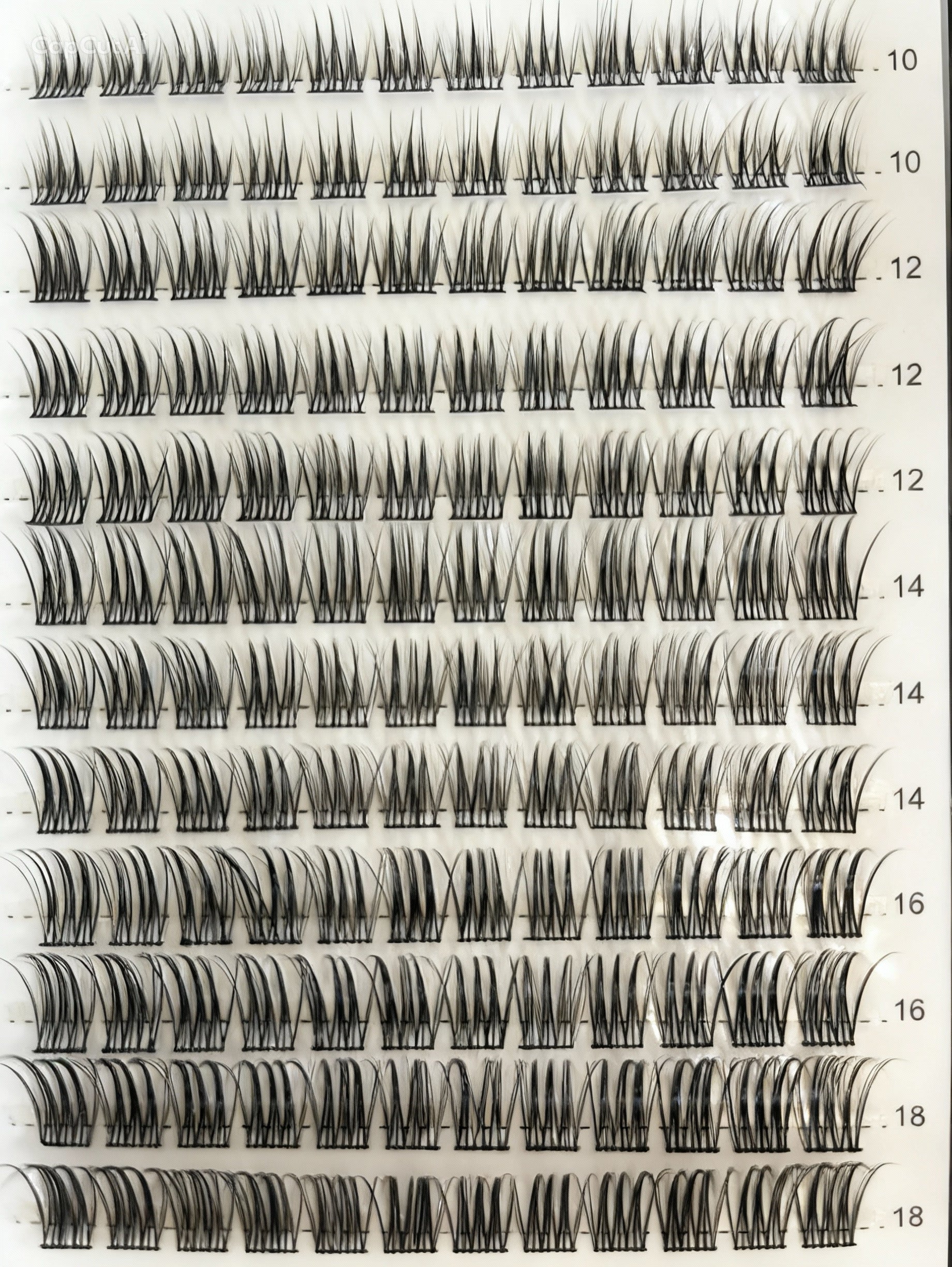 eyelash extension cluster box kit