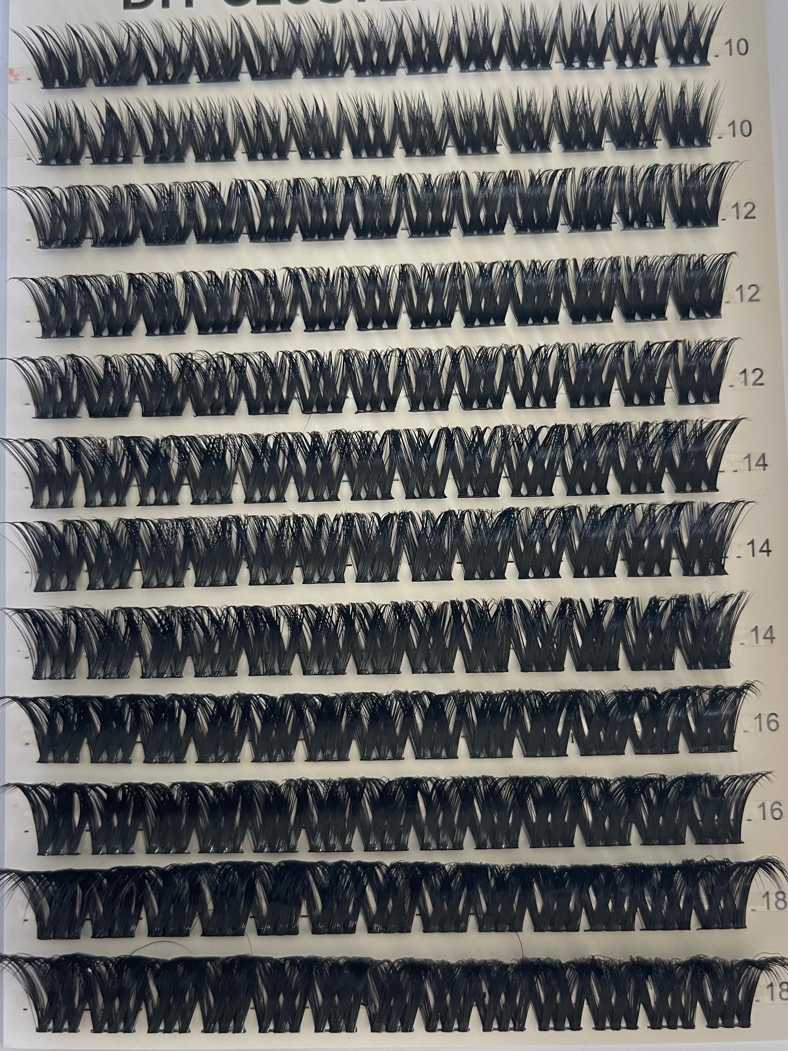 eyelash cluster extensions